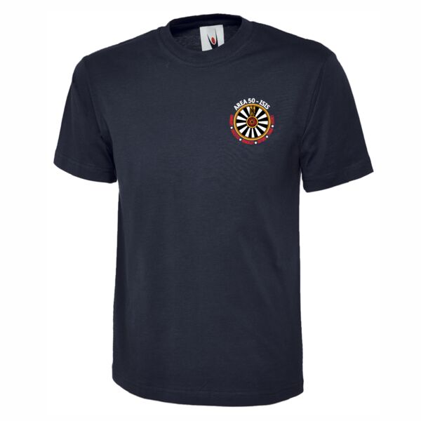 Area 50 Round Table Premium T-Shirt - Navy Thumbnail
