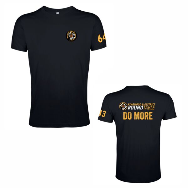 Ringwood & District Round Table Black T-Shirt Thumbnail