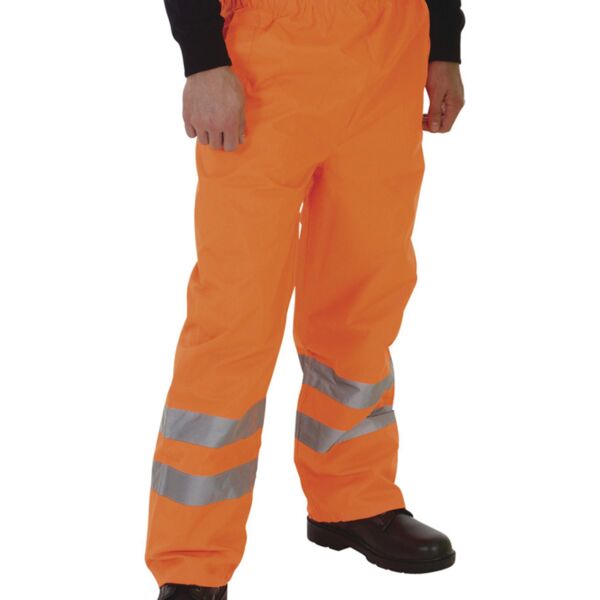 Hi-vis waterproof overtrousers (HVS462) Thumbnail