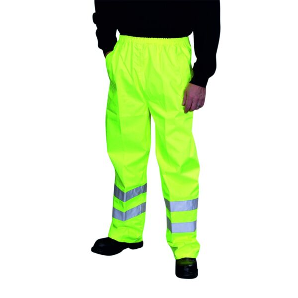Hi-vis waterproof overtrousers (HVS461) Thumbnail